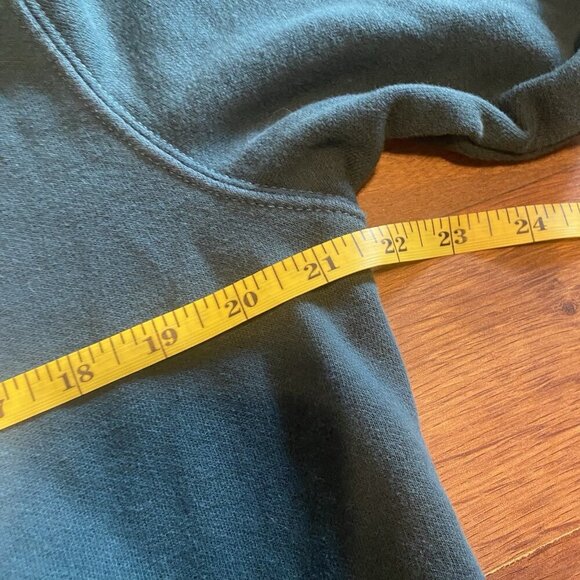 The North Face Mens Green Long Sleeve Pullover Hoodie Sweatshirt Size Medium - Picture 3 of 4